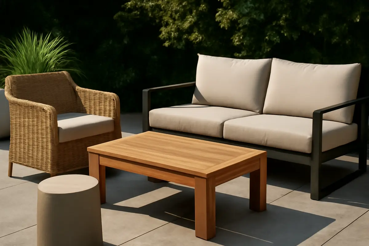 Quali materiali preferire per gli allestimenti outdoor? Così garantisci eleganza e praticità anche all’aperto
