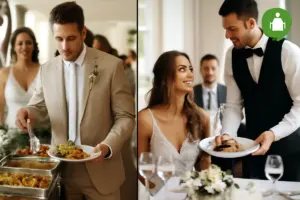 Buffet o servizio al tavolo per il ricevimento di matrimonio? Pro e contro che nessuno ti dice