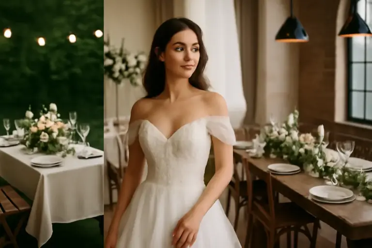Abito da sposa come scegliere in base al tipo di ricevimento: il trucco per valorizzare ogni stile