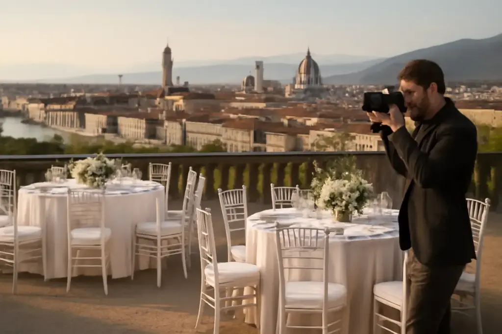 Location per eventi con vista panoramica: il valore aggiunto che conquista ospiti e fotografo