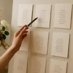 Come valorizzare i dettagli del tableau de mariage? Le tecniche di design che lasciano il segno